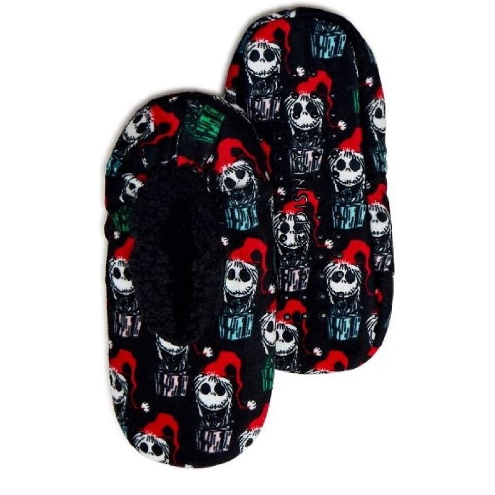 Disney Nightmare Before Christmas, Holiday Women's Slipper Socks, One Size